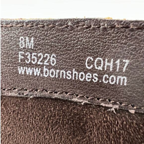 BORN the Bley Tall Riding Boots in Tan Brown Leather Women's Size 8M - Picture 16 of 16
